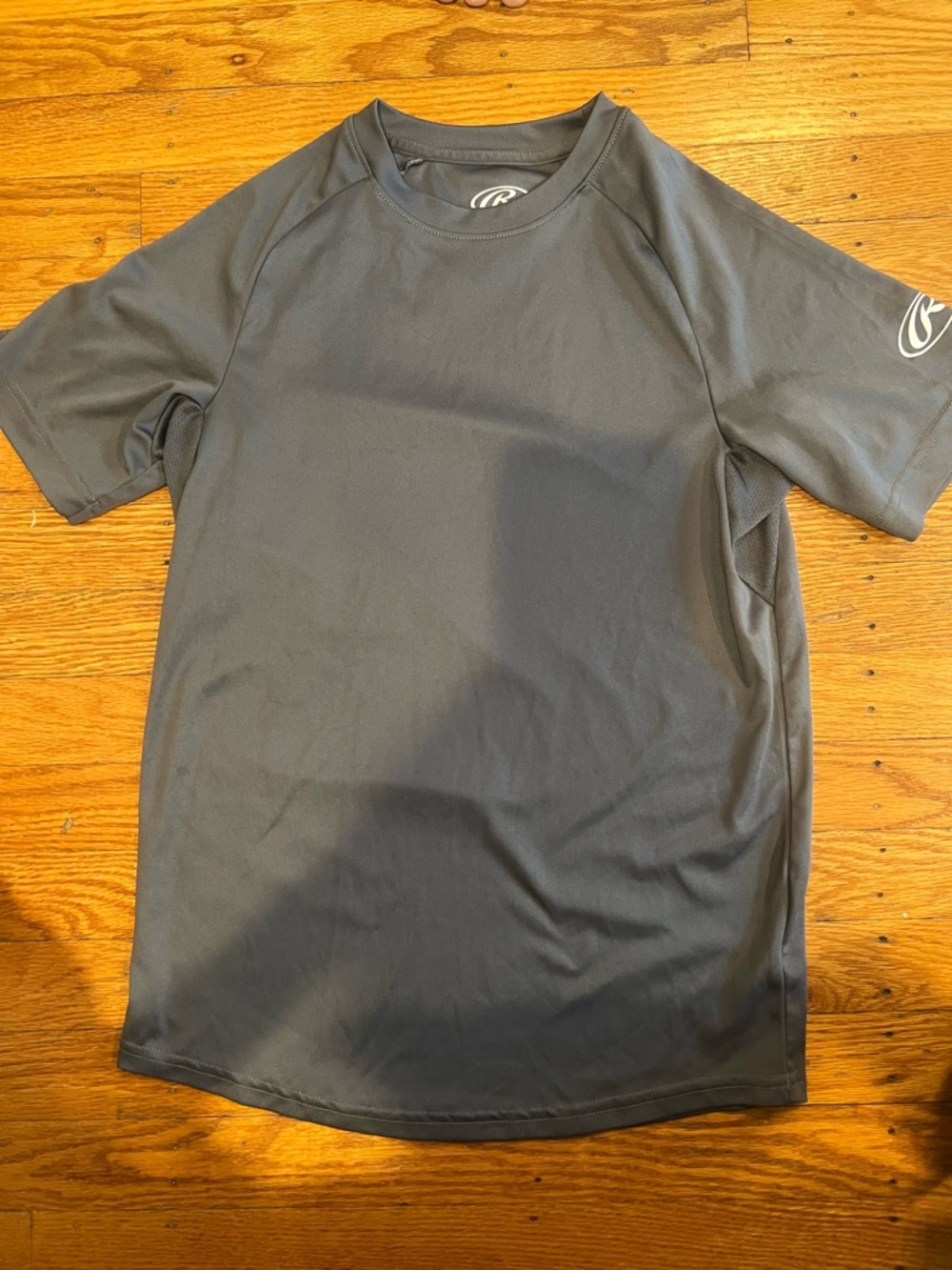 Rawlings Gray Short-Sleeve Performance Crew Shirt